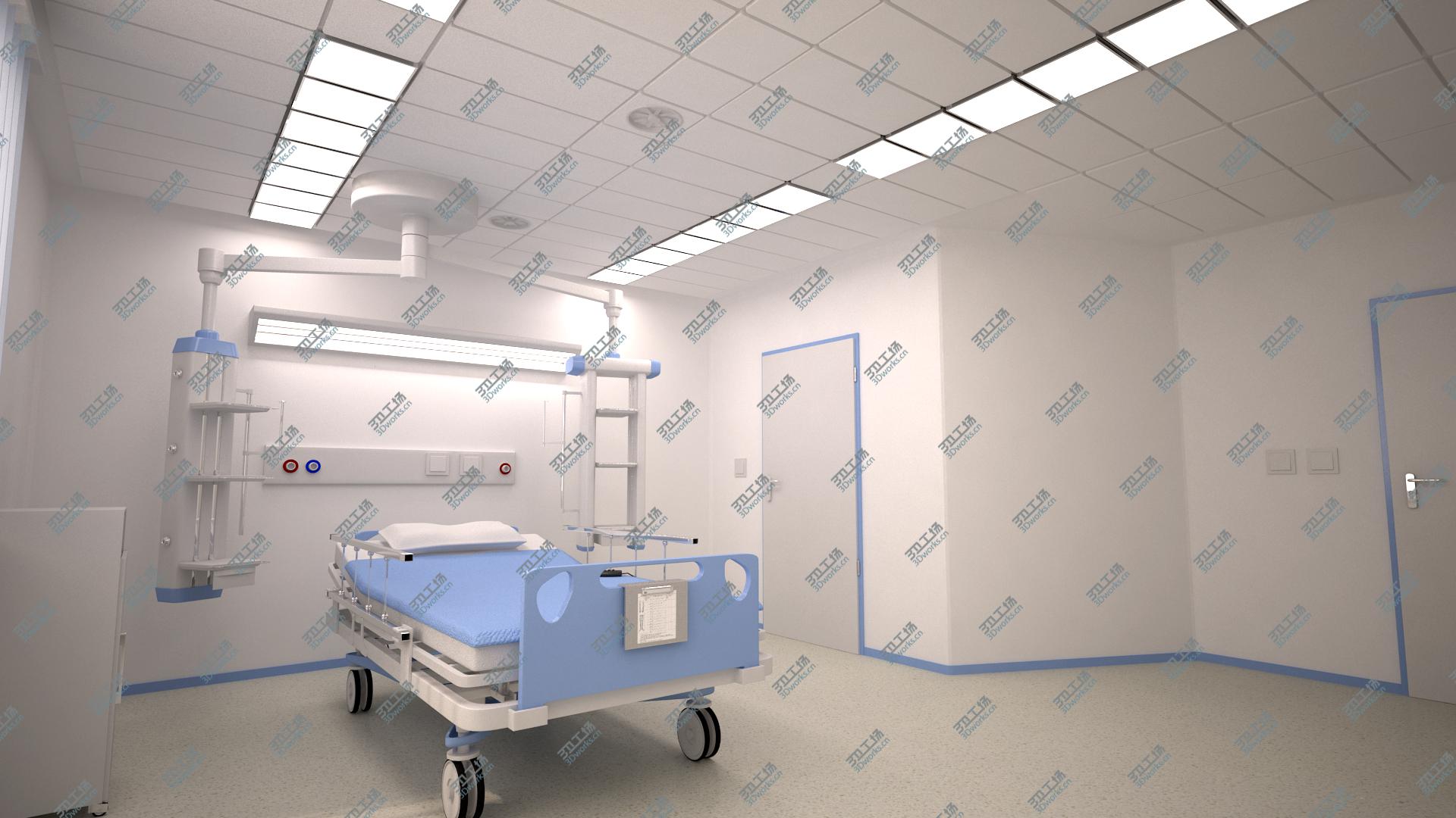 images/goods_img/2021040165/Single Bed Isolation Ward 3D model/5.jpg